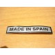 Adh. Made in Spain plata-negro