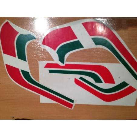 Adh. Ossa Mar 350 verde-rojo