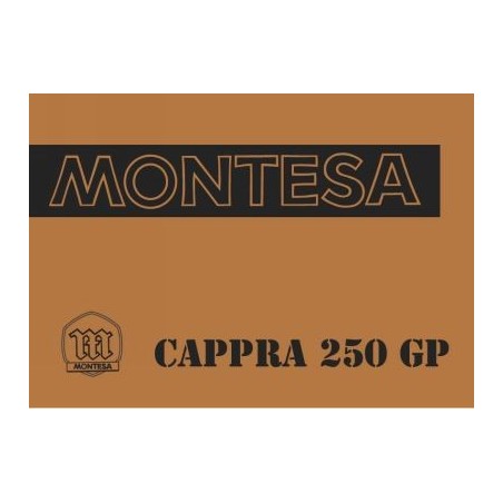 Manual Cappra 250 GP