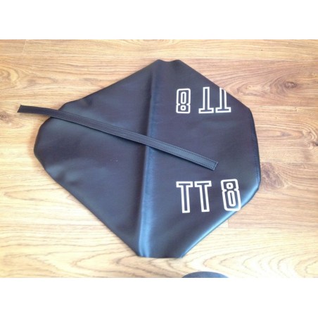Funda asiento Derbi TT8 negra