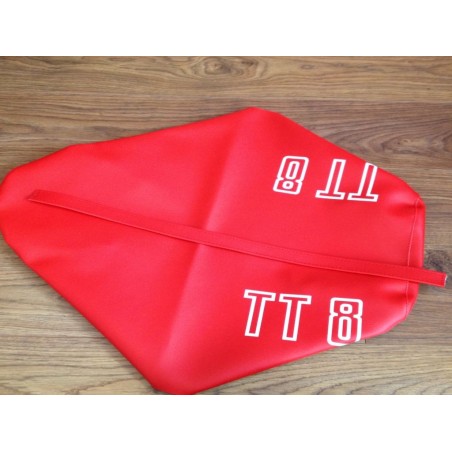 Funda asiento Derbi TT 8 roja