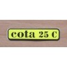 Adh. Cota 25C amarillo