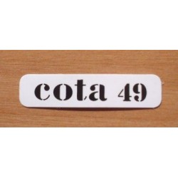 Adh. Cota 49 blanco