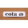 Adh. Cota 49 blanco