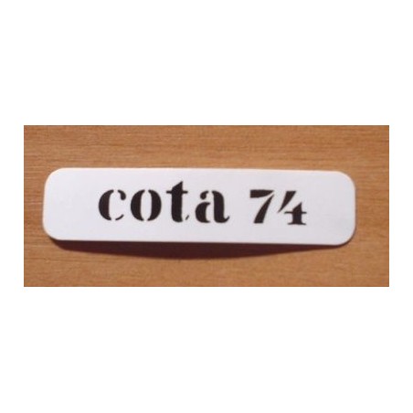 Adh. Cota 74 blanco