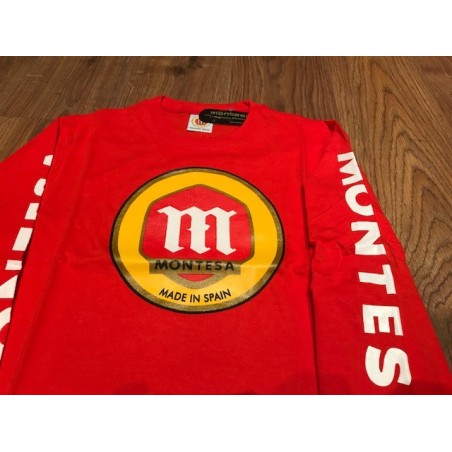 Camiseta Montesa M/ Larga Roja