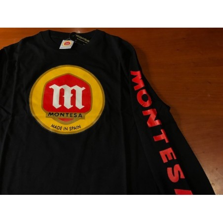 Camiseta Montesa M/Larga Negra