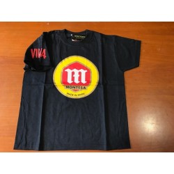Camiseta Montesa M/Corta negra