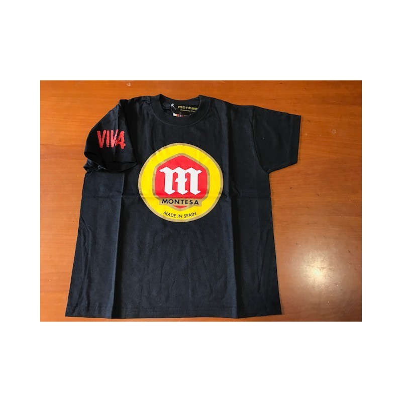 Camiseta Montesa M/Corta negra