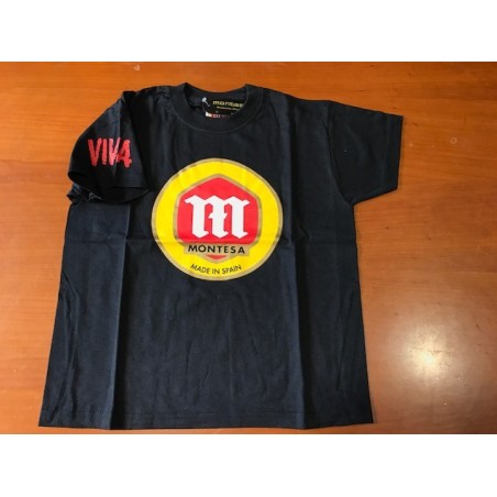 Camiseta Montesa M/Corta negra