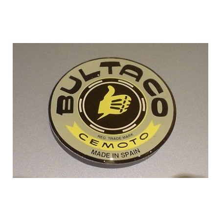 Adh. Bultaco redondo gris