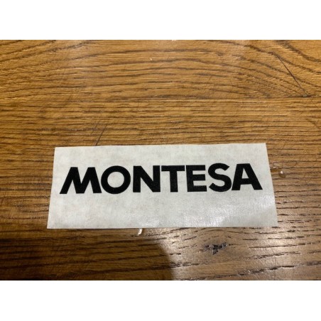 Adhesivo Montesa negro 10cm