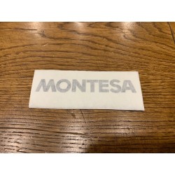 Adhesivo Montesa negro 10cm