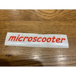 Adhesivo Microscooter rojo