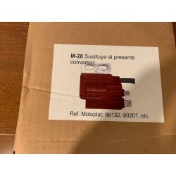 Bobina alta electronica sustitución Motoplat