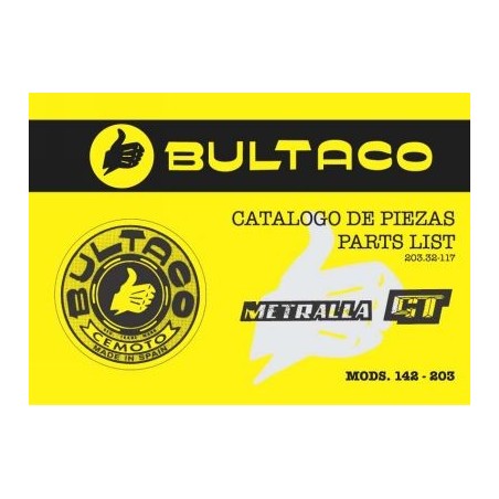 Manual Metralla GT mod. 142-203