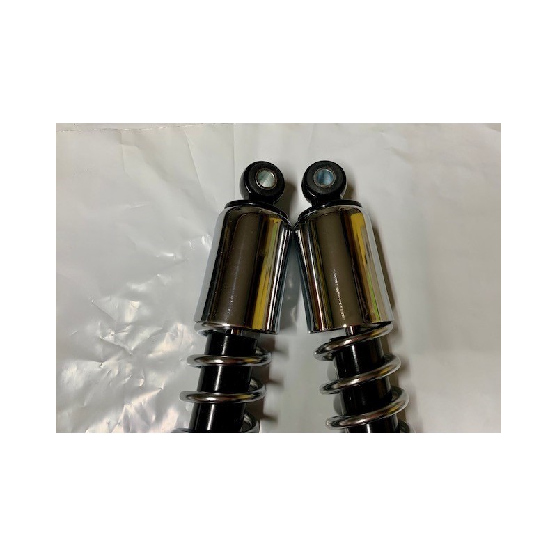 Amortiguadores Betor 340mm negro/cromo con funda