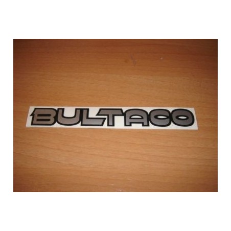 Adh. Bultaco plata-negro