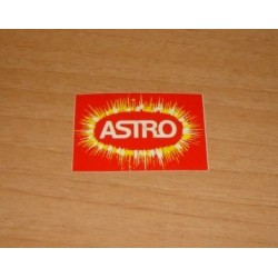 Adh. Astro rojo-transparente