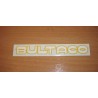 Adh. Bultaco blanco-amarill.