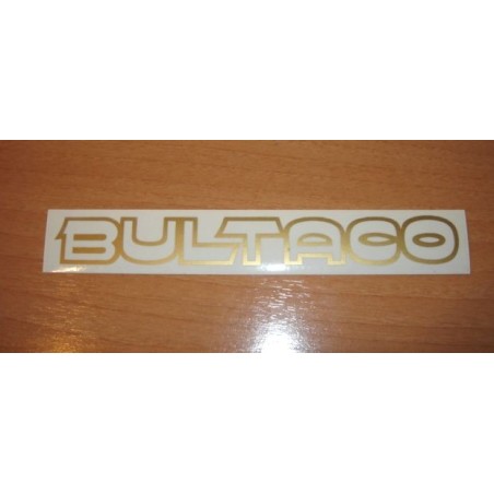 Adh. Bultaco transparente-oro