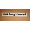 Adh. Long Travel 240 negro