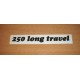 Adh. Long Travel 250 negro
