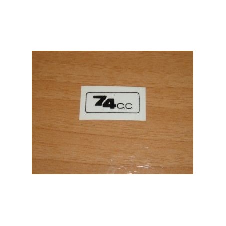 Adh. 74cc. transparente